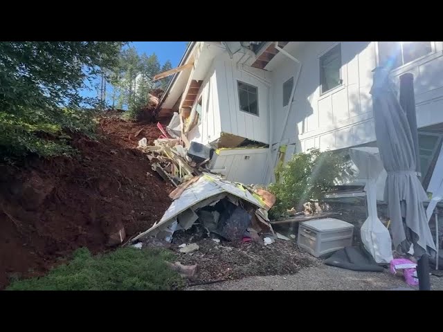 Bay Area storm: North Bay home heavily damaged by mudslide