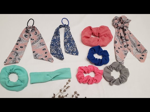 DIY How to make beautiful scrunchies