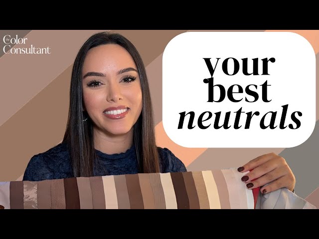 Your Best Neutrals! Color Analysis Advice *Detailed*