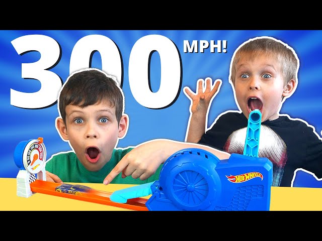 How Fast Can Hot Wheels Cars Go With The Rev Launch Challenge