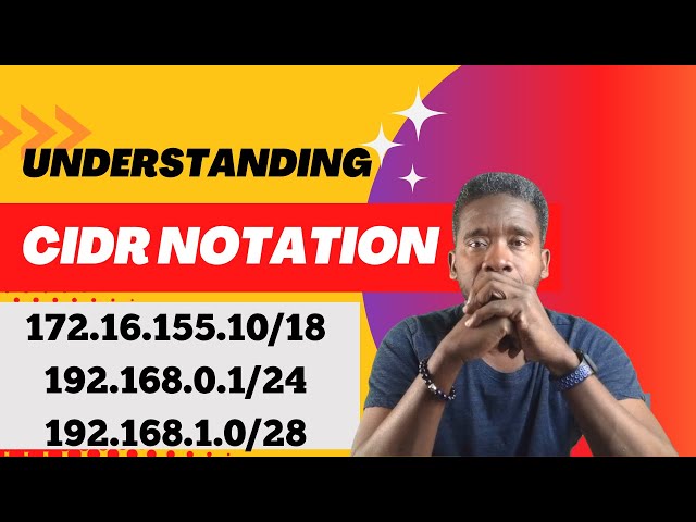 Understanding CIDR notation