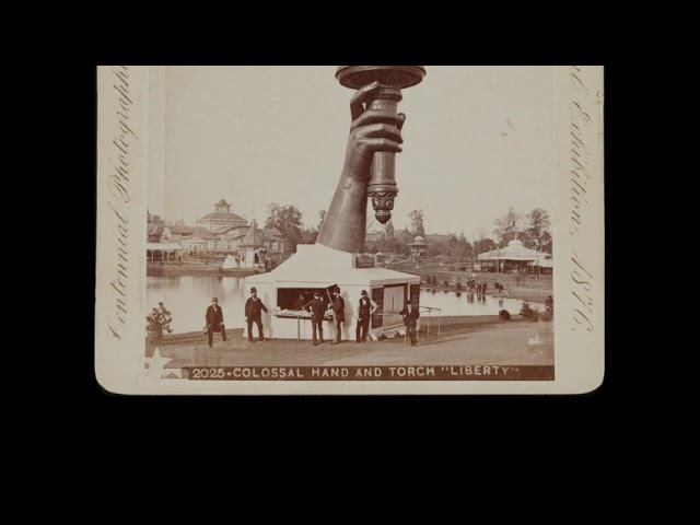 Statue of Liberty, Centennial Exhibition, 1876 (silent, still image)