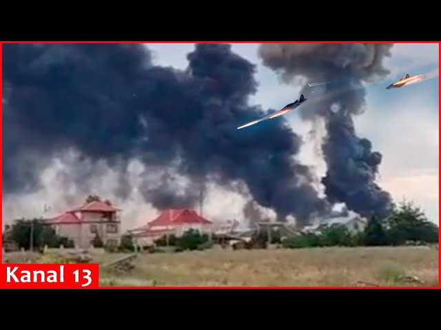 Russian army does not hesitate to drop bombs on its citizens, settlements are being destroyed