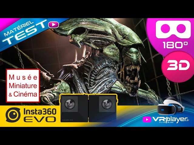 PlayStation VR PSVR : INSTA360 EVO Test Video180 3D VR4player