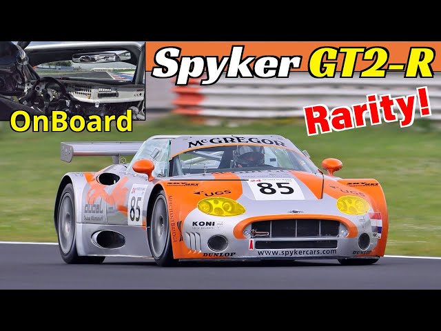 Ex-Le Mans Spyker C8 GT2-R + Onboard - The rare Dutch racing car is tested at the Misano circuit 👍