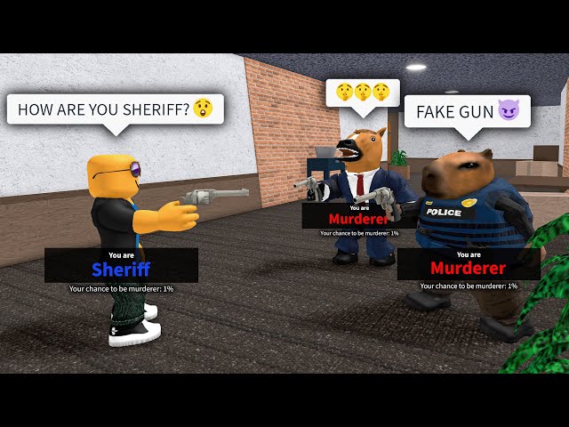 MM2 ROBLOX FUNNY MOMENTS (FAKE SHERIFF)