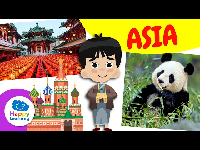 THINGS YOU DIDN'T KNOW ABOUT ASIA | GEOGRAPHY FOR KIDS | HAPPY LEARNING 🇨🇳 🇷🇺 🇲🇳 🇮🇳