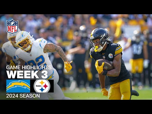 Los Angeles Chargers vs. Pittsburgh Steelers | 2024 Week 3 Game Highlights