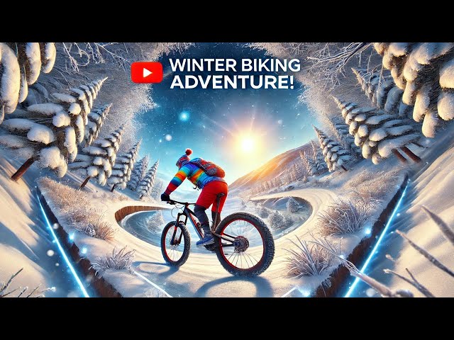 Virtual Winter Bike Ride | Insta360 GO 3S Virtual Biking Experience🚴❄️🌞