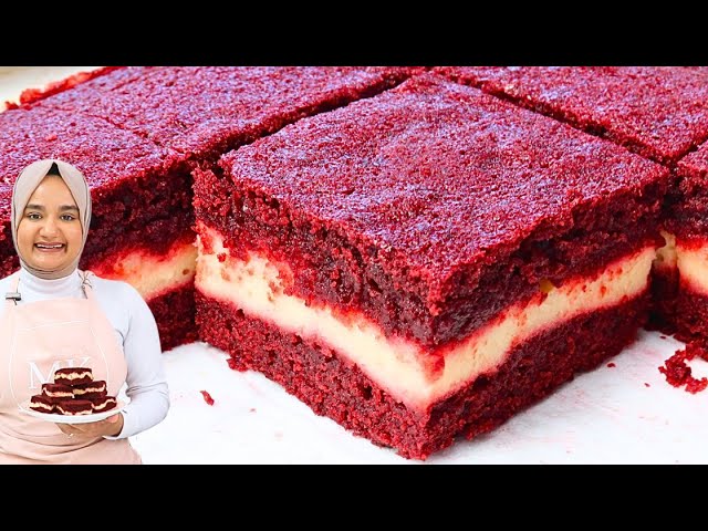 Combine RED VELVET and CHEESECAKE for the ultimate RED VELVET CHEESECAKE BROWNIES!