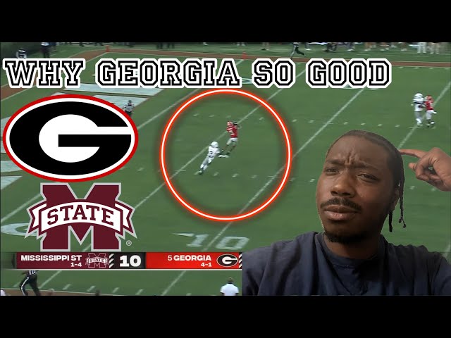 Mississippi State vs #5 Georgia | Full Game Highlights | 2024 College Football Highlights