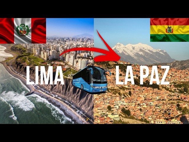 VIAJANDO DESDE PERÚ HASTA BOLIVIA! | Así fue viajar en BUS desde LIMA hasta LA PAZ 🇵🇪🇧🇴