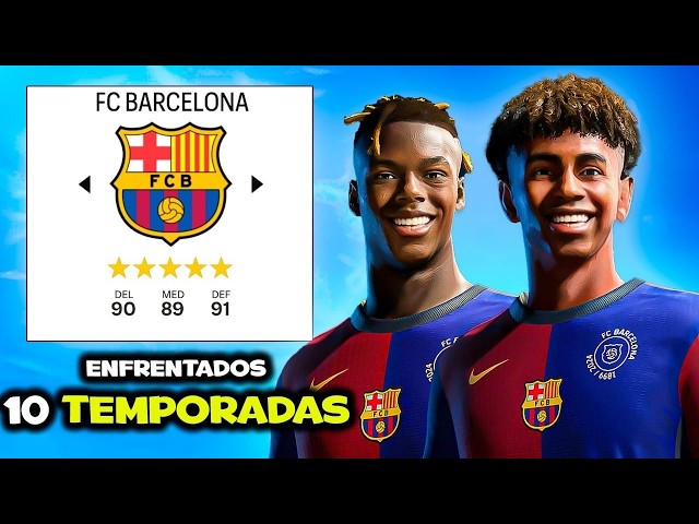 I simulate the Race of YAMAL and Nico WILLIAM in the BARCA!!