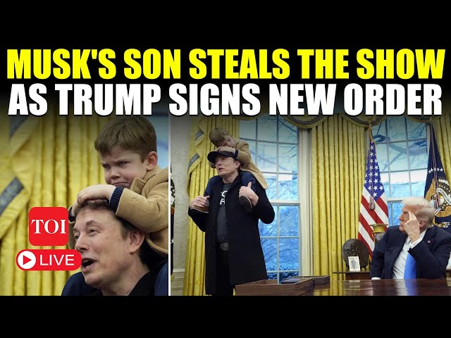 US News LIVE | Trump Signs Shocking New DOGE Order As Elon Musk's Son Makes White House Debut