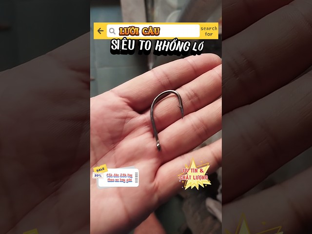 Lưỡi câu cá tra #fishing #lure #automobile #gobylure #cauca #mientay #caloc #voiceeffects #diy #sale