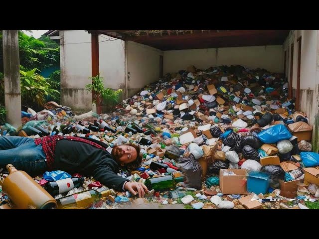 😭This Man Turned His Room Into A Garbage Dump Because Of Drinking!