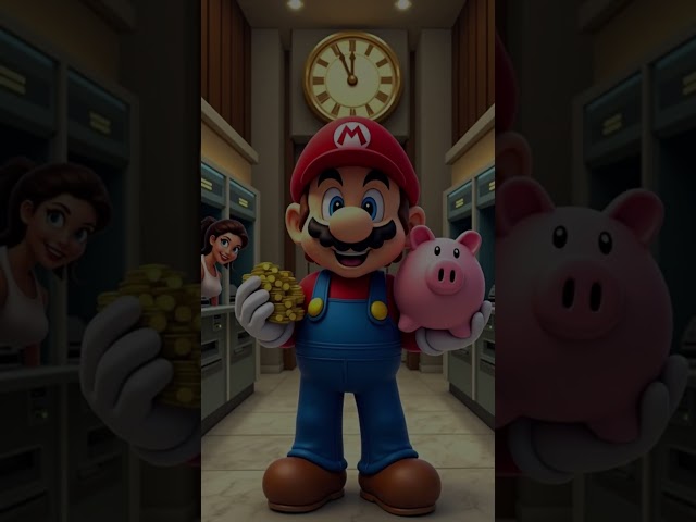 Mario's inside the Bank #shorts #trending #mario