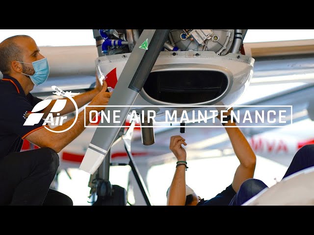 Mantenimiento propio y en exclusiva de nuestra flota de aeronaves | One Air