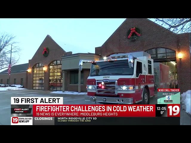 Firefighter challenges in cold weather