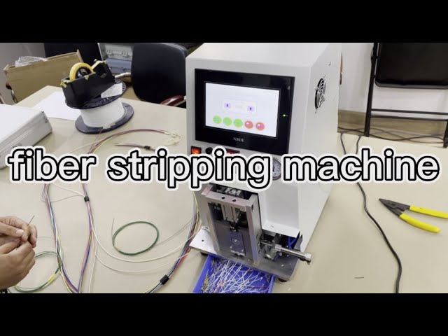 How to use auto fiber stripping machine