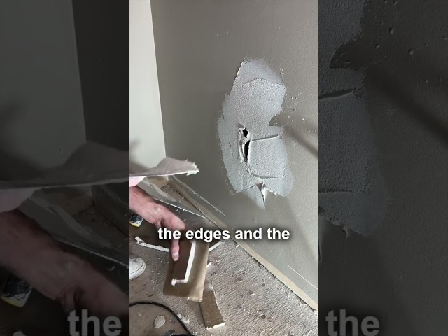 The Fastest Way To Patch Drywall!!!