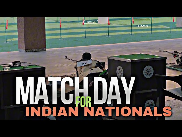 Shooting competition first match for qualifying ￼ indian nationals