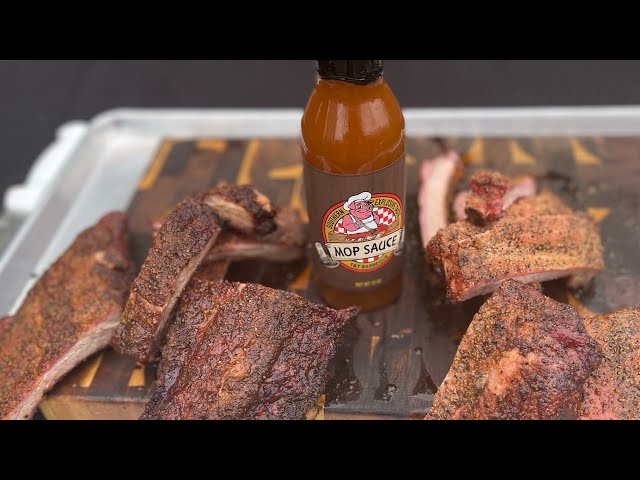 How to smoke ribs￼ using T&T BBQ Mop Sauce