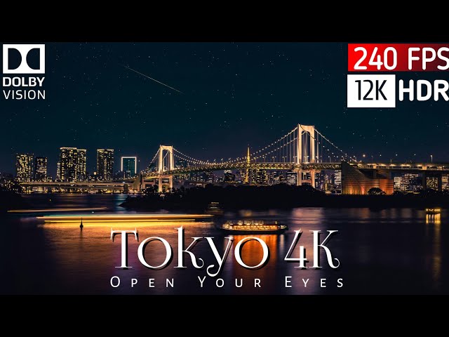 Tokyo in 4K ULTRA HD - 1st Largest city in the world (60 FPS) | Part 2