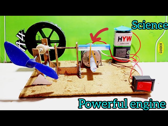 I Made Powerful Motar Engine ||😱💯🚗💡 मैंने शक्तिशाली डीसी मोटर इंजन बनाया || Mr Insaty