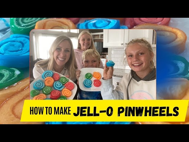 How to Make Jell-O Pinwheels