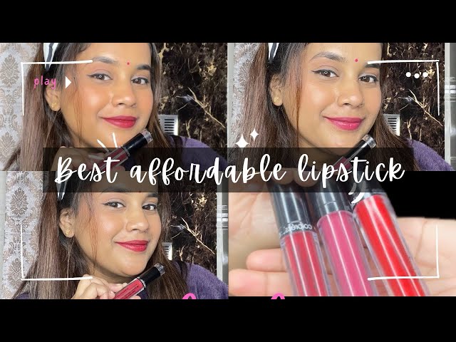 सबसे अच्छी और सस्ती  Liquid Lipstick in India?  Coloressence Intense Liquid Lip Color Review