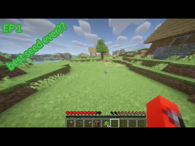 The best seed EVER! minecraft survival ep 1