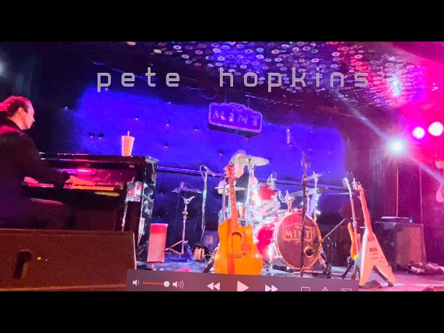 Pete Hopkins Band Rocks The Mint in Los Angeles- the song "Believe"