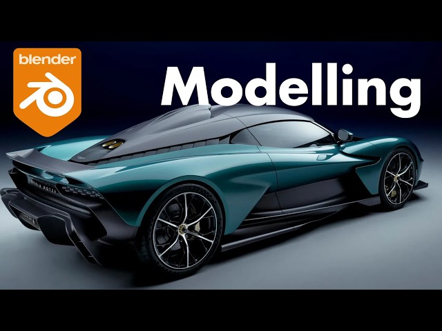 How to model Cars like a Pro | Blender Product Visualization Tutorial Part 1