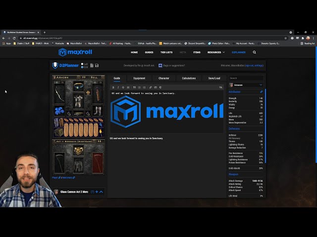 D2Planner | Diablo 2 Resurrected Character Planner on Maxroll.gg | Import, Customize, and Share