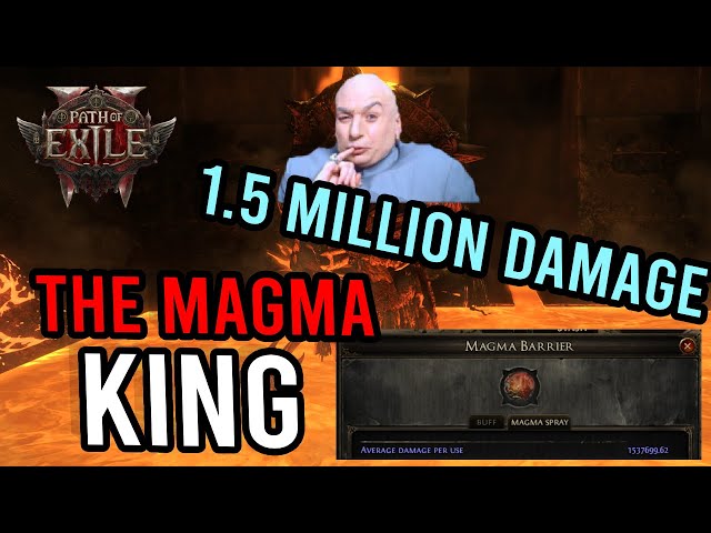 1.5 Million Damage Magma Barrier | 1 Shotting Bosses and Good Mobility! | KallTorak Path of Exile 2