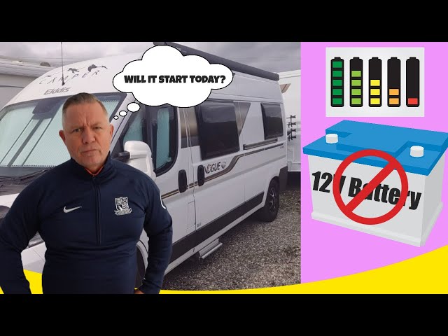 How to stop the starter battery going flat in your motorhome or campervan for beginners