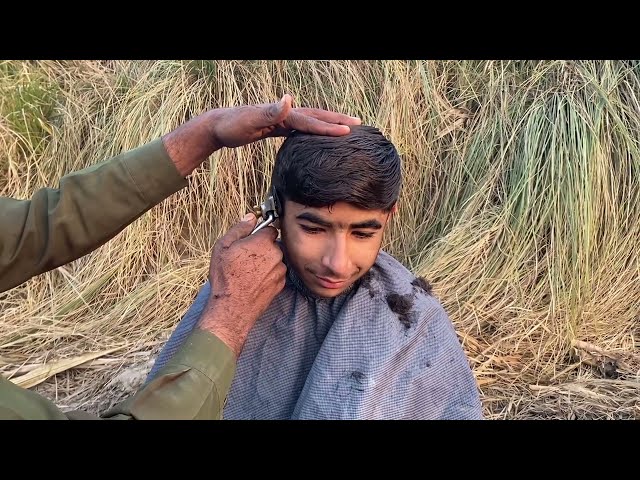 ASMR Fast Relaxing Hair Cutting ✂️ With Hand Clipper But Barber Old 💈