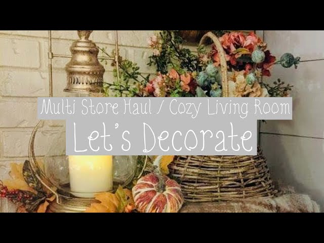 Cottage Decorating and Multi Store haul. A Cozy Living Room to share!