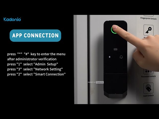 903 Smart Lock Tuya App Connection Settings