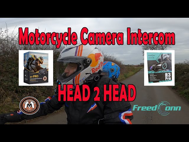 Freedconn Motorcycle Camera intercom HEAD to HEAD