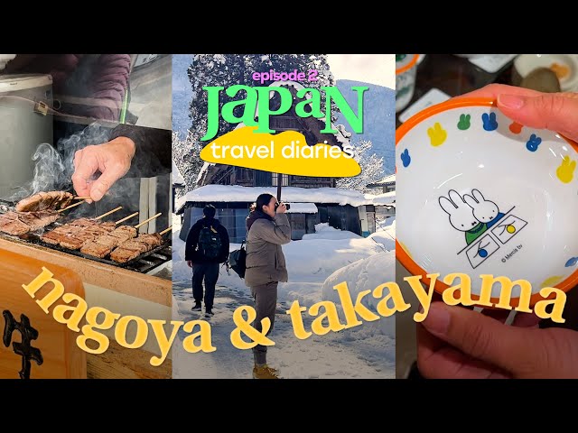 Japan Travel Diaries | Ep2. Hida beef, Miffy store🐰, snowy mountain villages 🗻