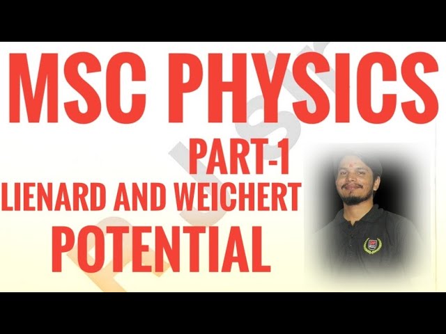 Lienard and Weichert potential #mean #expression for uniform moving point charge