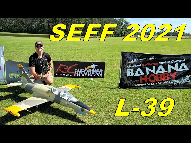 SEFF 2021 Banana Hobby L-39 Grass Field Flight By: RCINFORMER