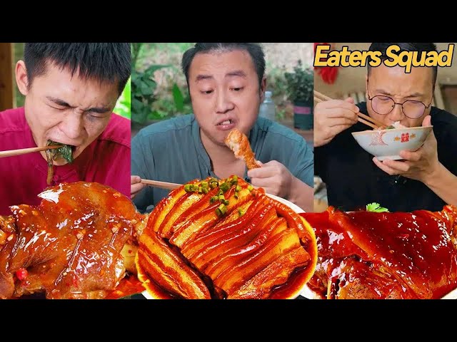 Open a blind box and eat pork belly for 10 yuan丨food blind box丨