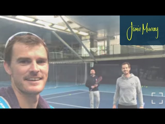 Volley Drill | Jamie and Andy Murray | National Tennis Centre