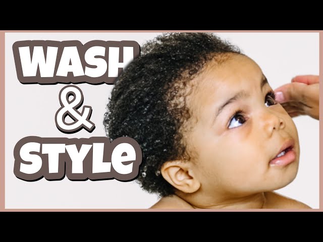 SHORT CURLY HAIR | WASH DAY AND STYLING ROUTINE | WASH DAY ROUTINE FOR TODDLERS