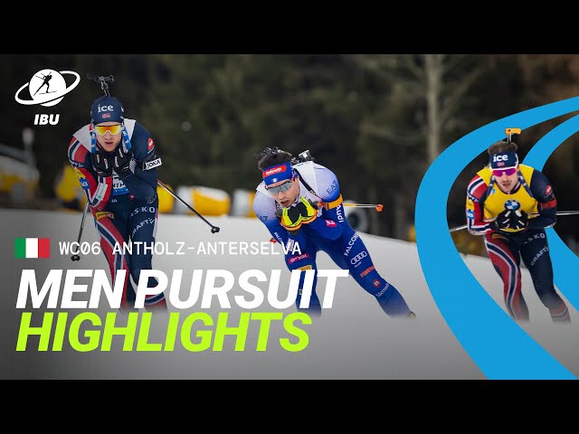 World Cup 24/25 Antholz-Anterselva: Men Pursuit Highlights