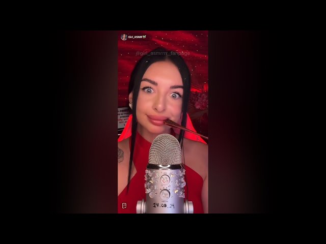 Girl asmr TikTok live stream