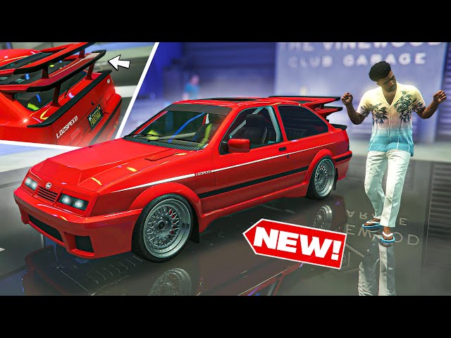 GTA 5 Online NEW TRIPLE WING Vapid Uranus LozSpeed Customization! (Ford Sierra RS Cosworth)